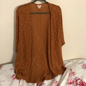 Open-Knit Cocoon Cardigan